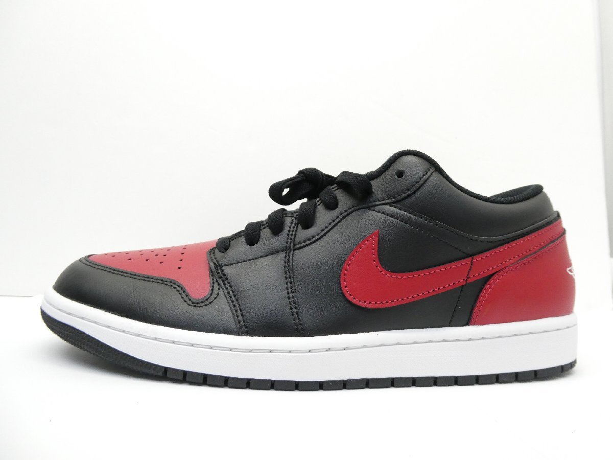 ナイキ NIKE AIR JORDAN 1 LOW BRED 553558-067 size:29.0cm スニーカー 靴 △WT4757拍卖