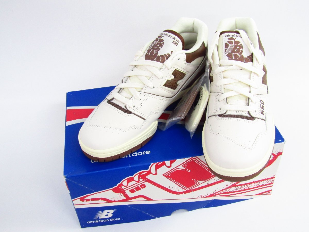 未使用 NEW BALANCE × AIME LEON DORE BB550AB1 27.5cm スニーカー 靴 ●A1102拍卖