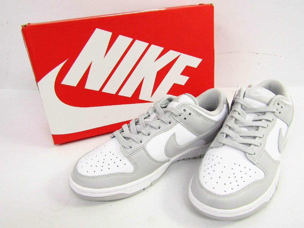 NIKE ナイキ DUNK LOW RETRO DD1391-103 Grey Fog スニーカー SIZE:26.0cm ▼SH8329拍卖
