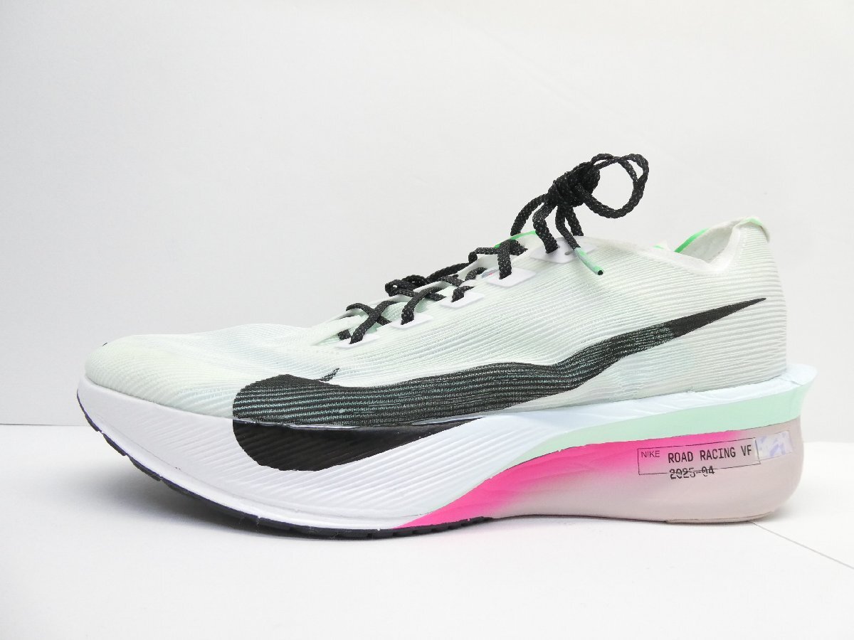 ナイキ NIKE ZOOM × VAPORFLY NEXT%4 White Hyper Pink Mint Foam HF6414-101 size:28.0cm スニーカー 靴 △WT4805拍卖