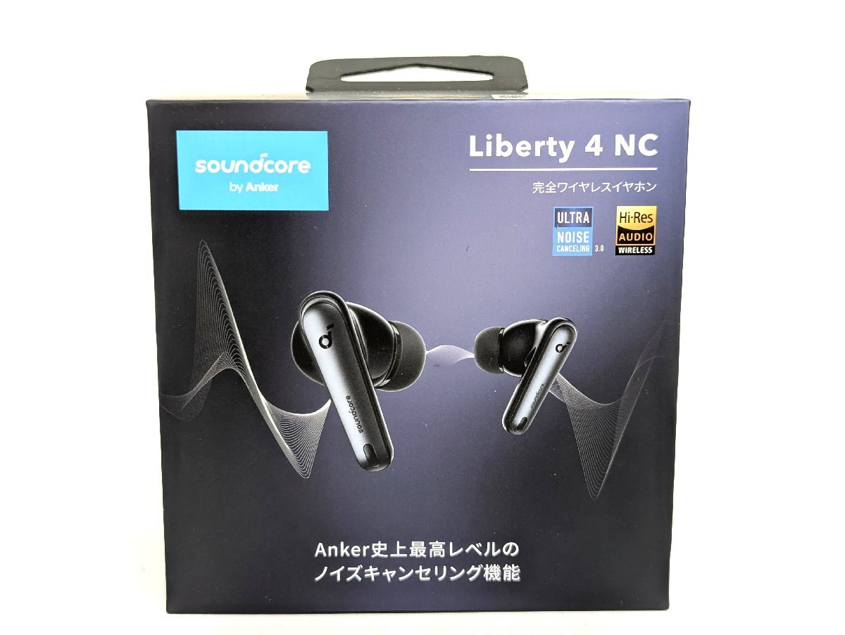 未開封品 Anker Soundcore Liberty 4 NC Bluetooth 完全ワイヤレスイヤホン ブラック アンカー《U30072拍卖