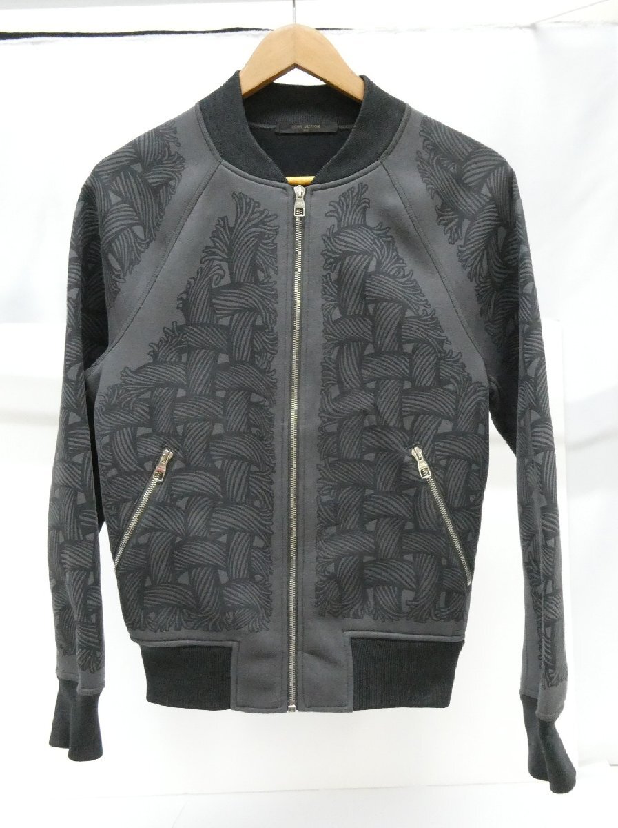 LOUIS VUITTON ルイ・ヴィトン × Christopher Nemeth コラボ ジップアップブルゾン 15AW グレー 表記:XS 衣類 メンズ △WF2553拍卖