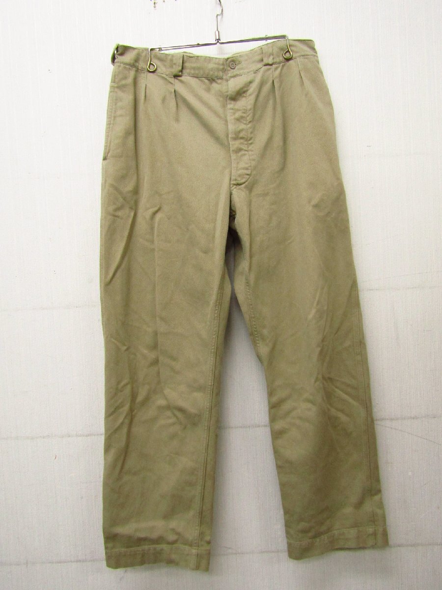 フランス軍 M-52 チノトラウザーパンツ SIZE:46 ◇WF2548拍卖