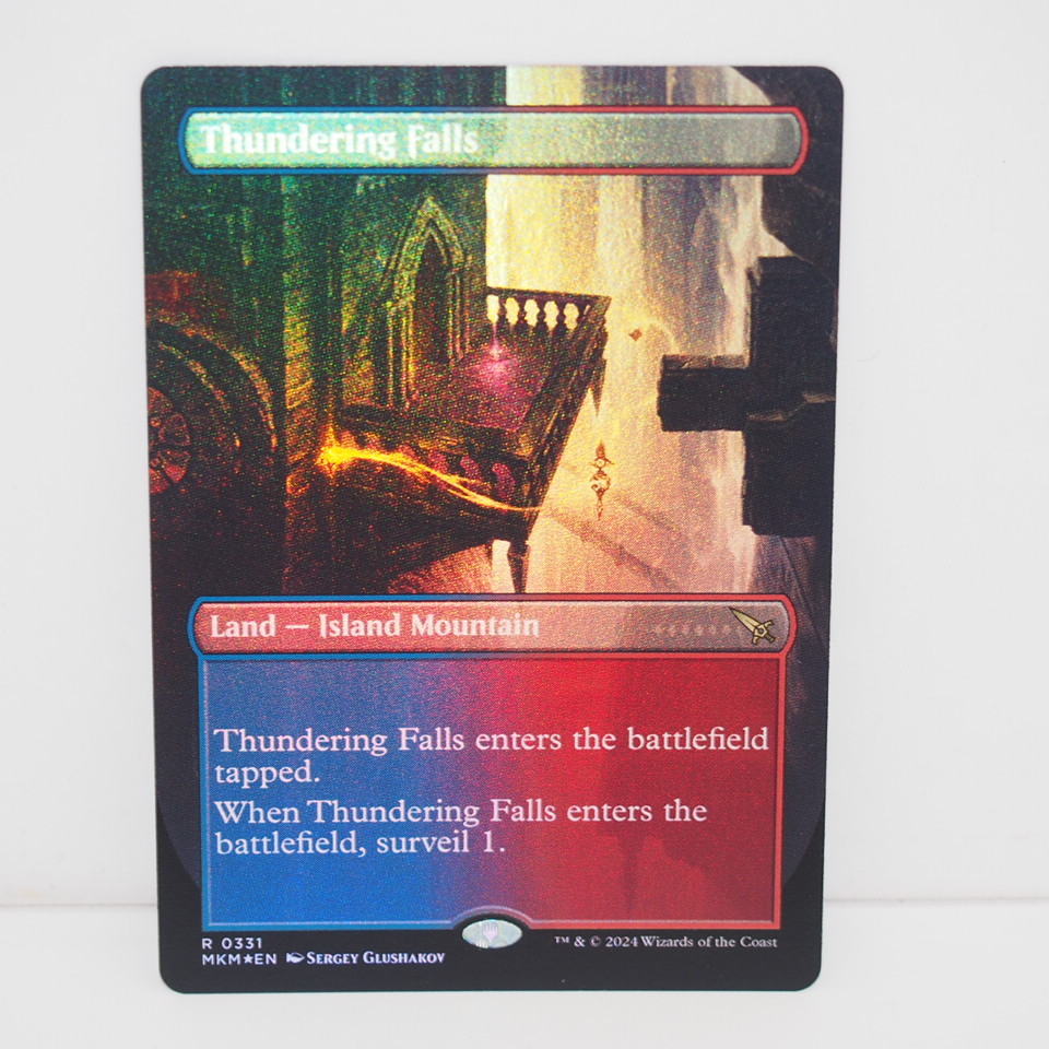 MAGIC The Gathering MTG Thundering Falls R 0331 MKM★EN ボーダーレスFoil トレカ ∴WU4226拍卖