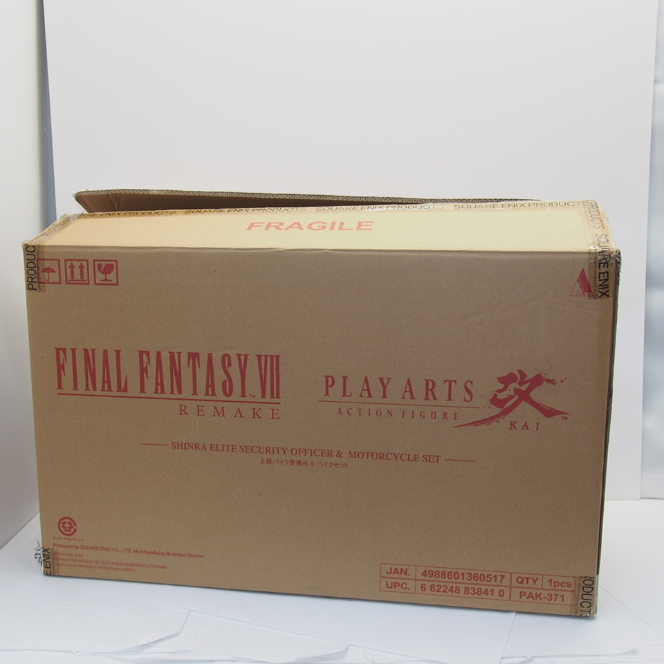 プレイアーツ改 FINAL FANTASY VII REMAKE 上級バイク警備兵 & バイクセット フィギュア 中古 ∴WH5627拍卖
