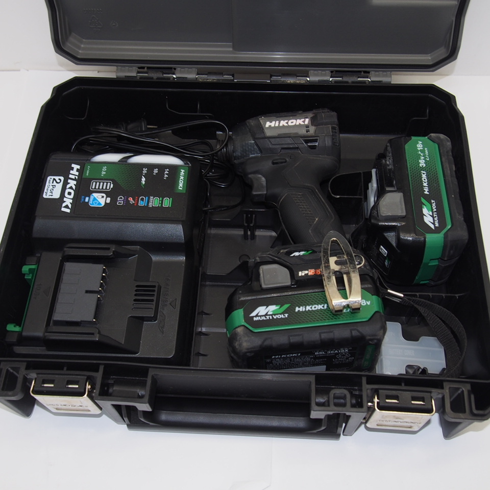 HiKOKI ハイコーキ コードレスインパクトドライバ WH36DD 36V バッテリー2個付き 中古 電動工具 ∴WK2026拍卖