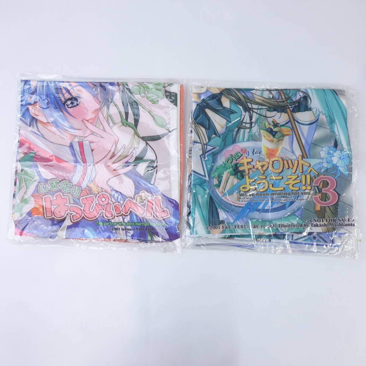 キャロットへようこそ3 でかクッションカバー + いきなりはっぴぃベル 枕カバー 未開封_E0412拍卖