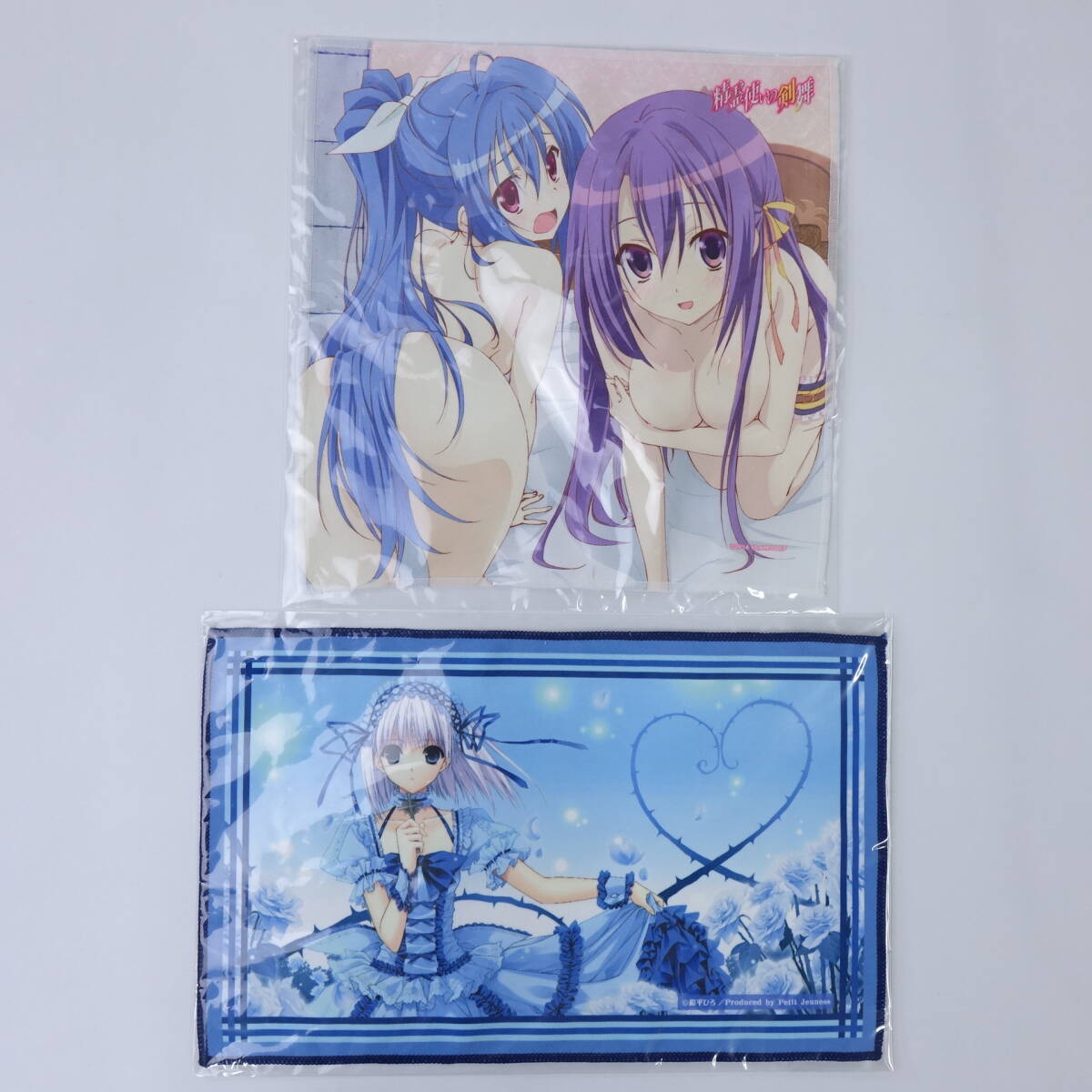 マイクロファイバータオル2点 精霊使いの剣舞 鈴平ひろ BLEU DE CIEL DX 未開封_E0459拍卖