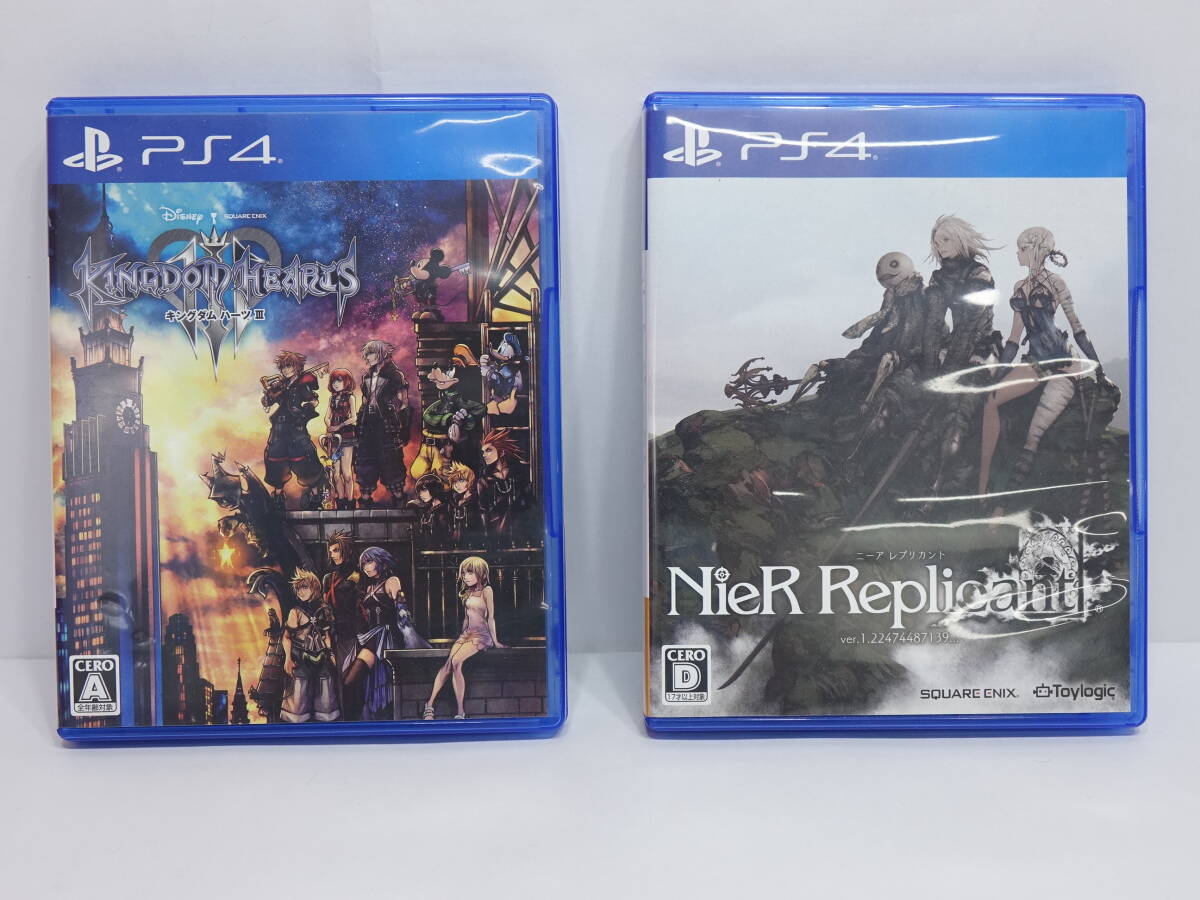 PS4ソフト2点 ニーア レプリカント キングダムハーツ_E0515拍卖