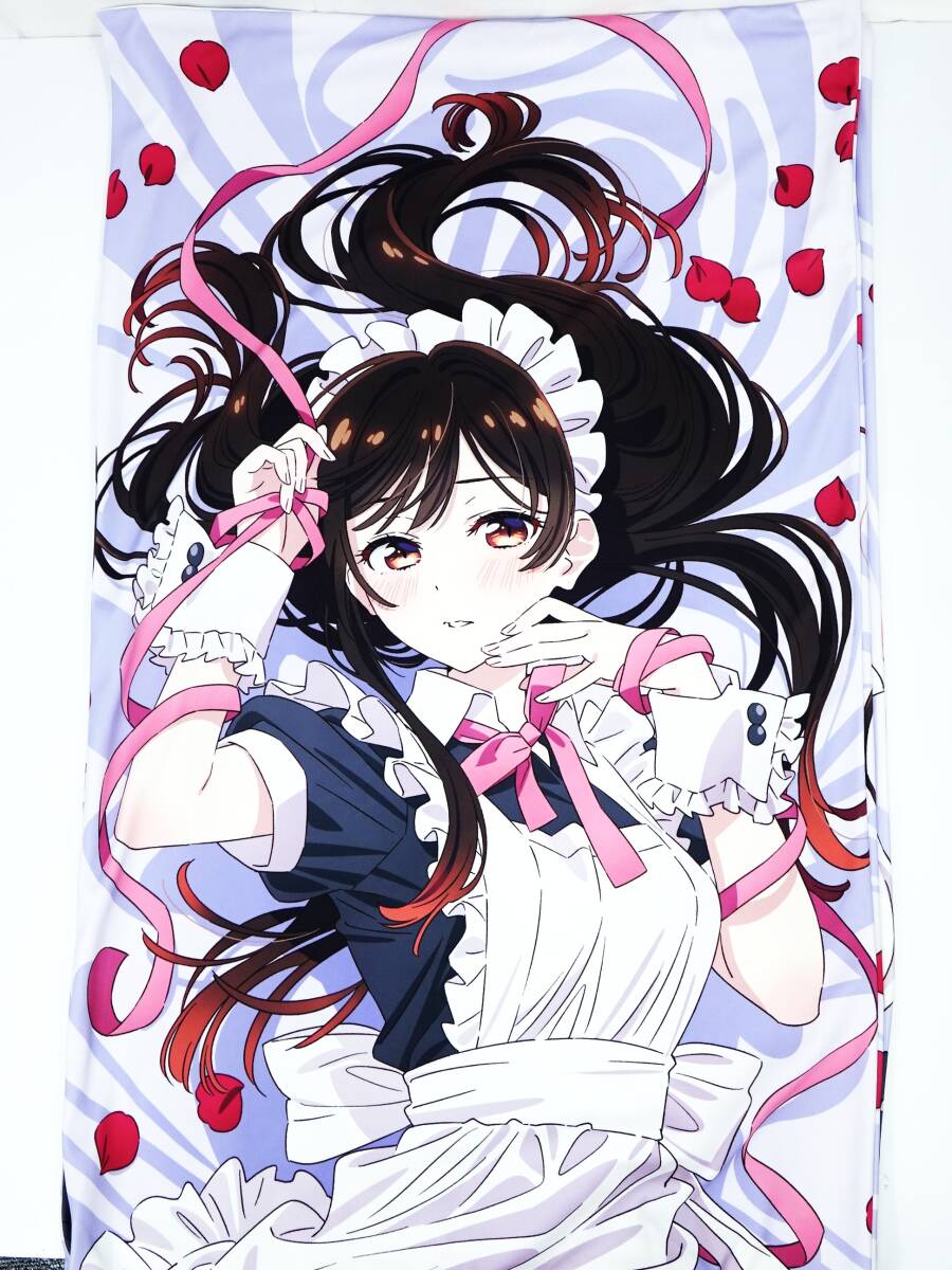 難有 彼女、お借りします 水原千鶴 抱き枕カバー 2Wayトリコット ポリエステル azumaker KODANSHA ジッパー破損品_E0498拍卖