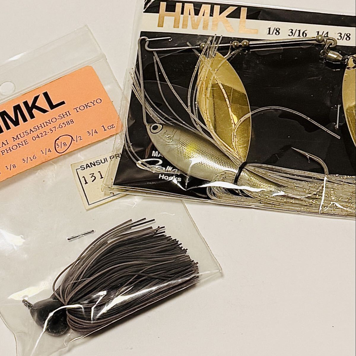 希少 HMKL ハンクル スピナーベイト&ラバージグセット 1ozスピナーベイト 3/8ozラバージグ 未開封未使用品拍卖