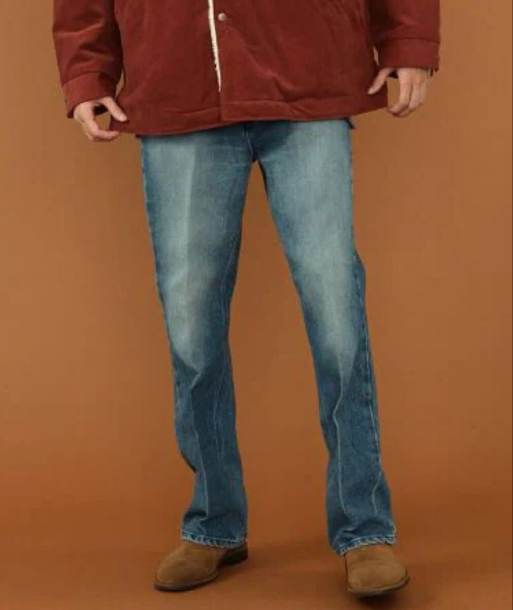 【新品】 WRANGLER ラングラー ランチャー デニム フレアー ドレスパンツ M ブーツカット 646 517 リーバイス ジーンズ denim pants拍卖