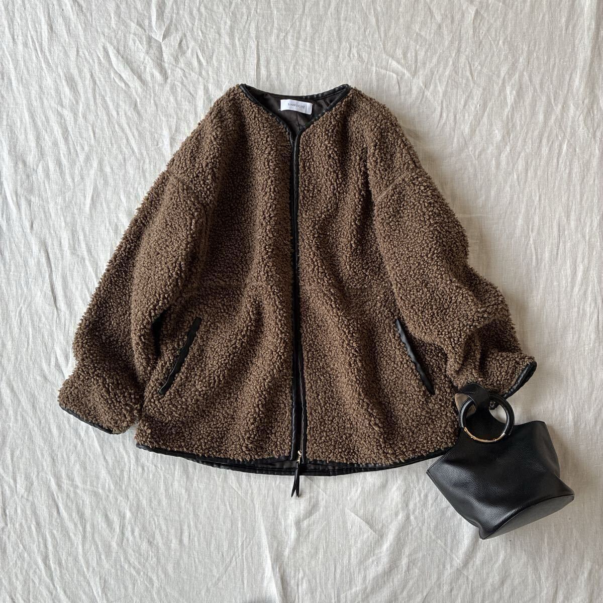 IENA simplicite パイピングボアブルゾン拍卖