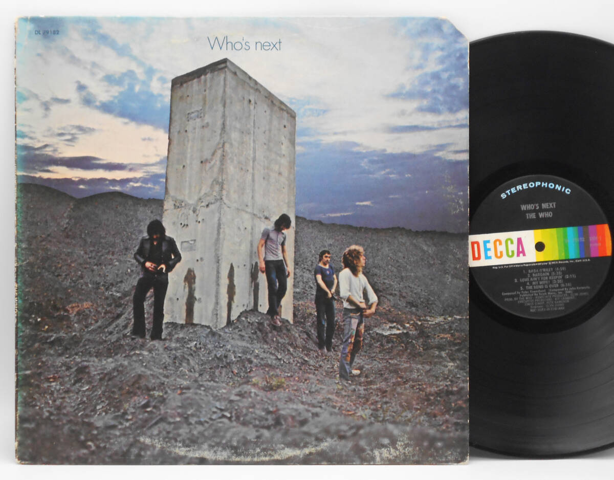 ★US ORIG PROMO LP★THE WHO/Who's Next 1971年 カラーバンドラベル 英国TRACK盤を凌ぐ迫力の最高音質&高音圧 最高傑作 CS付拍卖