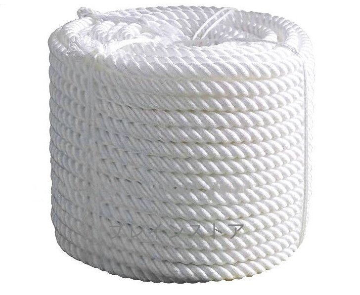 レジャーボートの係船索やアンカーロープ、土木 建築 工事等、幅広い用途(汎用性)船舶、漁業、マリン用として最適 12mm*100m拍卖