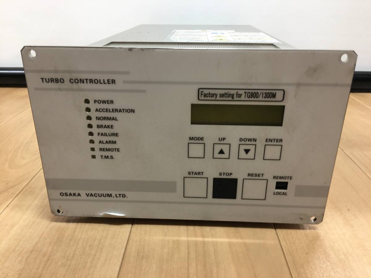 A23136)OSAKA VACUUM TURBO CONTROLLER TC011M (Factory setting for TG900/1300M) ターボコントローラ中古拍卖