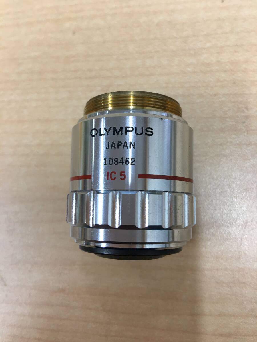 A23170)OLYMPUS IC5 Neo SPlan 5NIC 0.13 ∞/- f=180 顕微鏡 対物レンズ 現状品拍卖