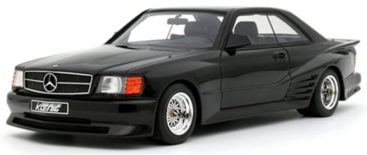 オットーモビル 1/18 メルセデス 560 SEC ケーニッヒ 1992 スペシャル ブラック Otto Mobile Mercedes 560SEC KOENIG Special black OT1134拍卖