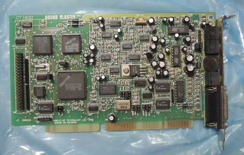 Creative製 Sound Blaster PRO 2 (CT1600)動作未確認品拍卖