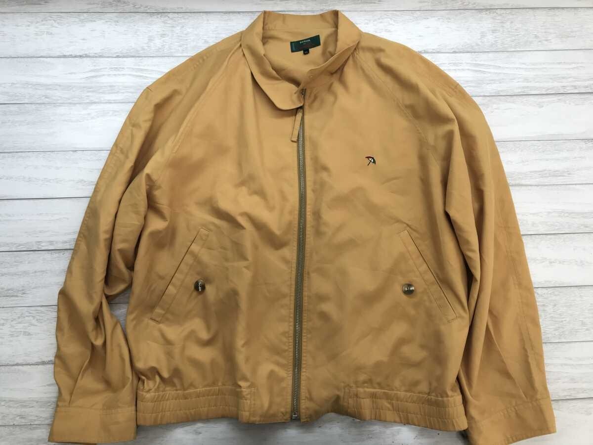 アーノルドパーマー Arnold Palmer スポーツ アメカジ トラッド 古着 ドッグイヤー ブルゾン ハリントン ジャケット メンズ LL マスタード拍卖