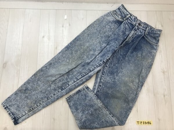 A’REXER メンズ カーブ ウォッシュ デニムジーンズパンツ 青拍卖