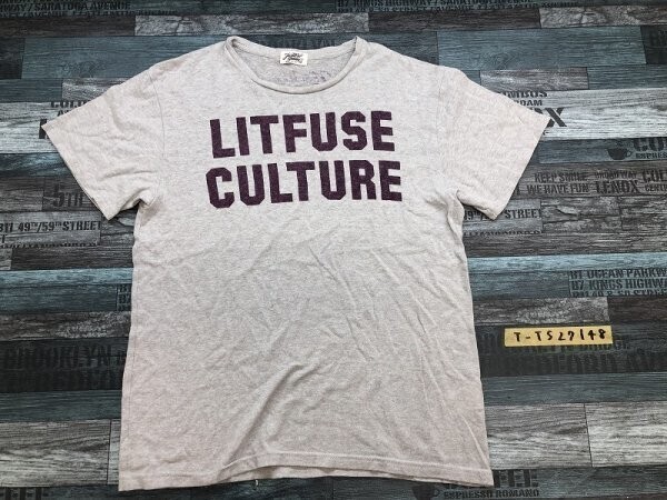 JOURNAL STANDARD ジャーナルスタンダード レディース 両面プリント 半袖Tシャツ L 杢グレー拍卖