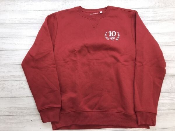 Princess Cruises プリンセスクルーズ 10 years in japan 10周年 メンズ 企業物 スーベニア 古着 スウェット トレーナー 裏起毛 L 赤拍卖