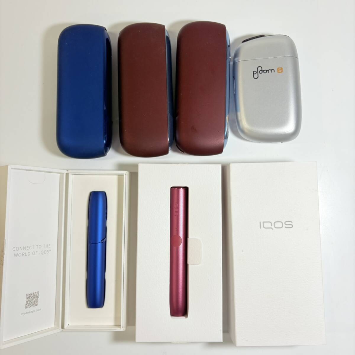 【5251A】電子タバコ まとめ IQOS ILUMA アイコス Ploom Tech プルームテック 加熱式 M0001・C1402 DUO Holder デュオ ホルダー ark01拍卖