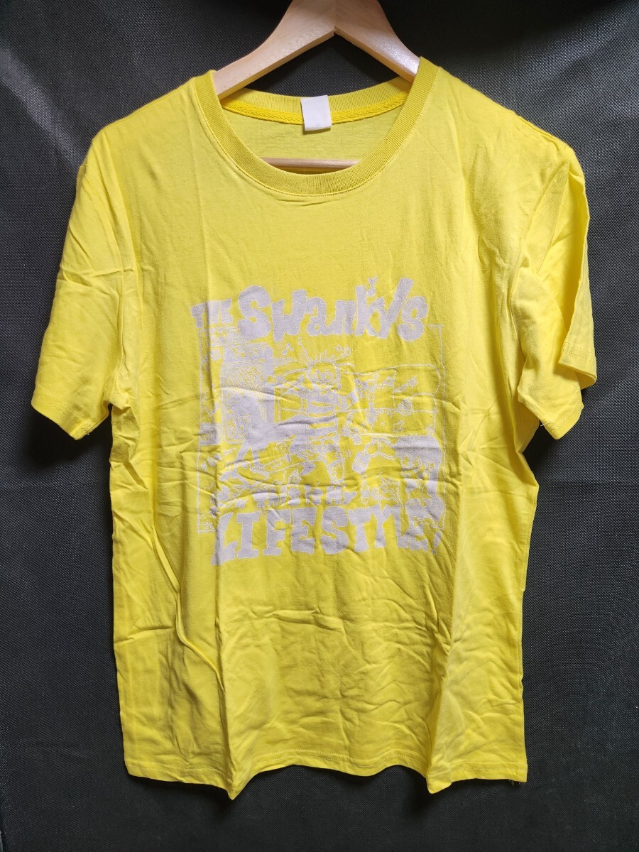スワンキーズ Tシャツ Mサイズ 検/白(KURO),GAUZE,ラフィンノーズ,スタークラブ,ロリータ18号,鉄アレイ,INU,GAI,愚鈍SOB,GISM,ジャパコア拍卖