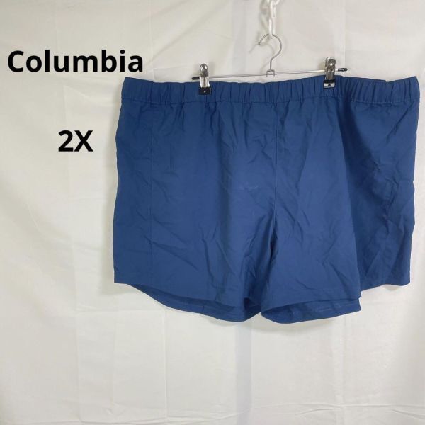 コロンビア◇Columbia ショートパンツ【2X】ウエストゴム 春夏 軽量素材拍卖