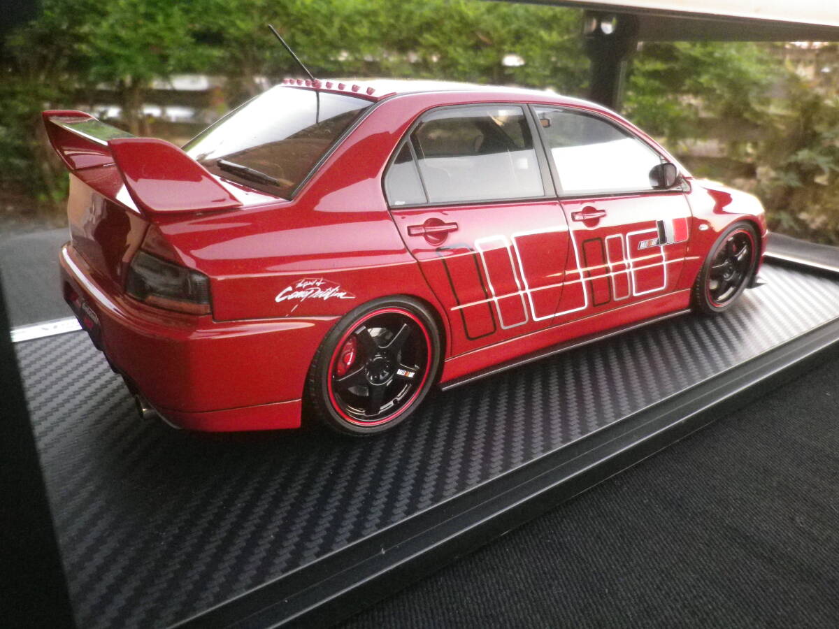 絶版! IG 1/18 Mitsubishi 三菱 Lancer ランサー Evolution エボリューションⅨ MR ランエボ CT9A Red 2374 イグニッションモデル 拍卖