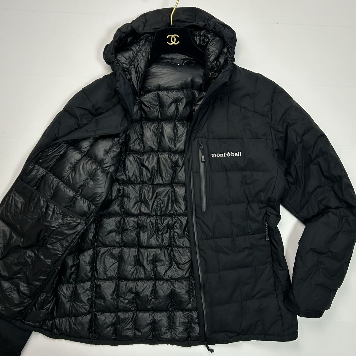 美品★ XLサイズ mont-bell モンベル イグニスダウンパーカ ダウンジャケット ゴアテックス 高品質 ブラック EX1000 アウター 上着拍卖