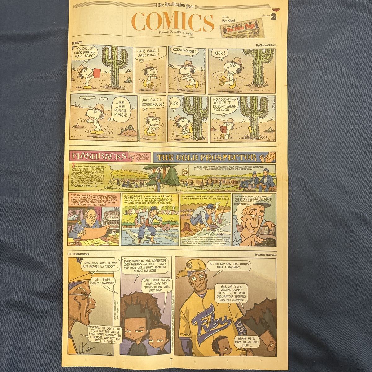 古新聞 ワシントンポスト 1999/10/10拍卖