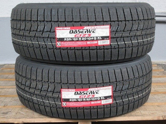 TOYO トーヨー OBSERVE オブザーブ GIZ3 ギズ3 スタッドレスタイヤ 235/50R20 104Q 2024年製 2本のみ 特価品 売切り 限定品 倉庫保管品拍卖
