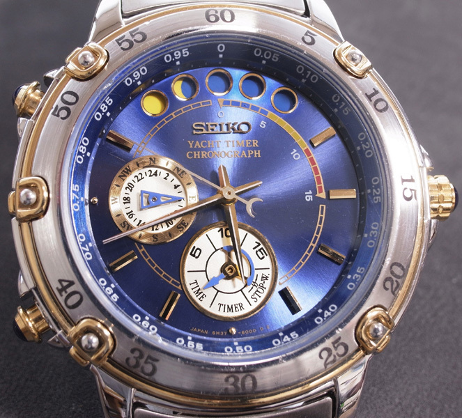 1983年5月 セイコー ヨットマスター クロノグラフ メンズ拍卖