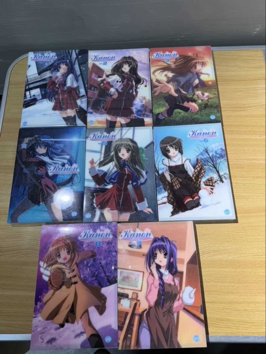 d1 Kanon☆カノンDVD☆全8巻+PRELUDEセット拍卖