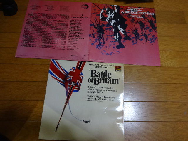 遠すぎた橋&空軍大戦略★サントラLP2枚セット拍卖