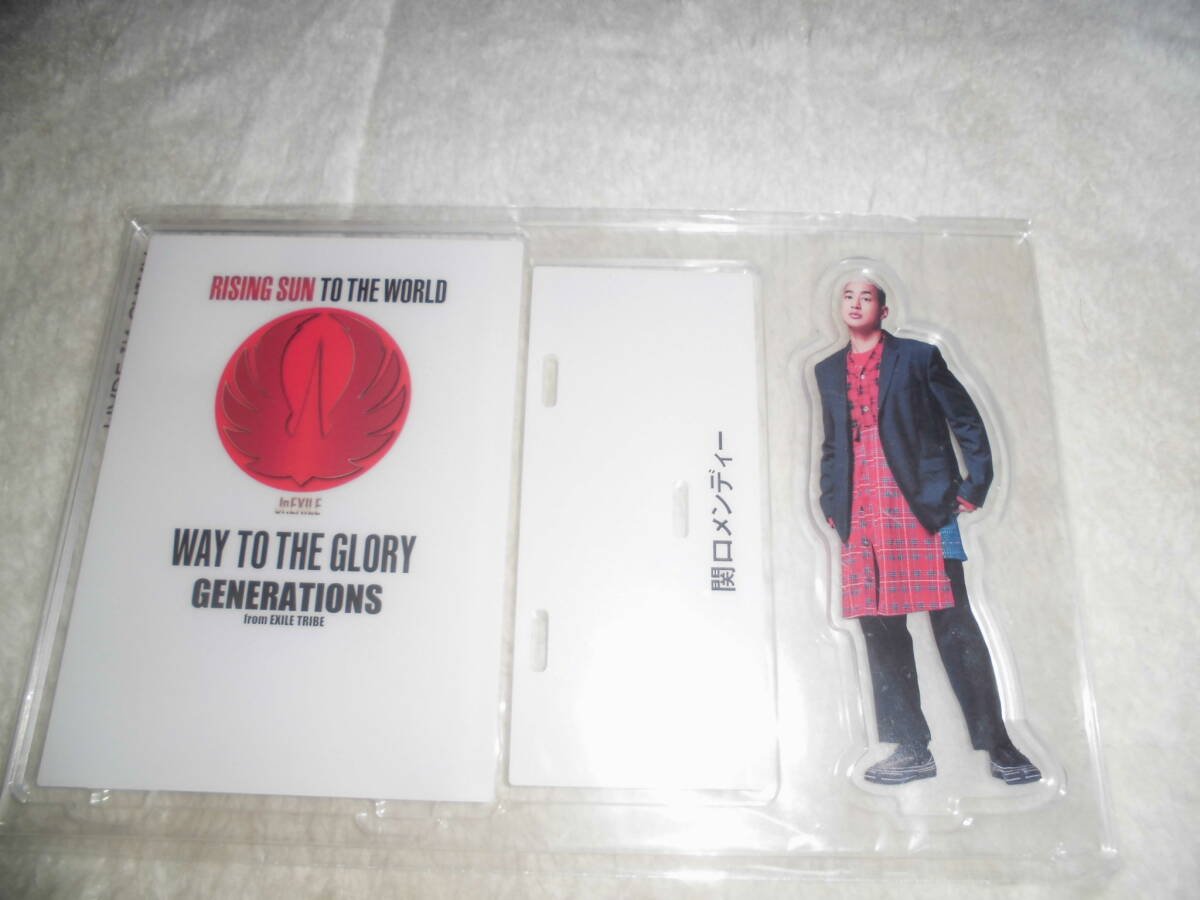 H24L080 [RISING SUN TO THE WORLD 関口メンディー アクリルスタンド GENERATIONS 拍卖