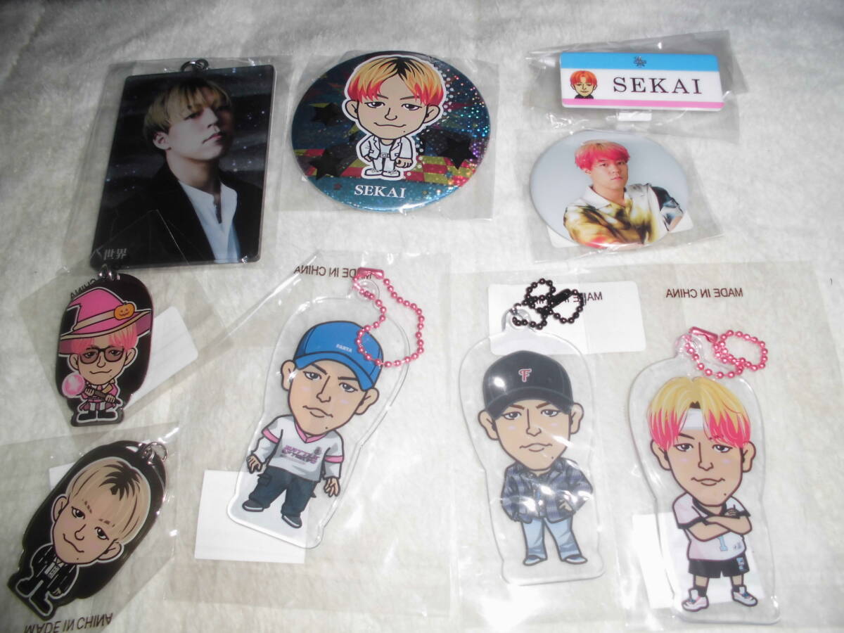 H24L115 EXILE TRIBE 世界 グッズまとめて キーホルダー 缶バッジなど拍卖