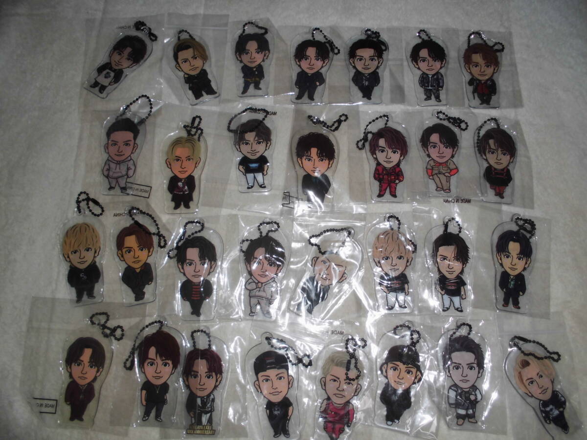 H24L266 EXILE 系 キャラクターキーホルダー ビニール製キーホルダー まとめて拍卖