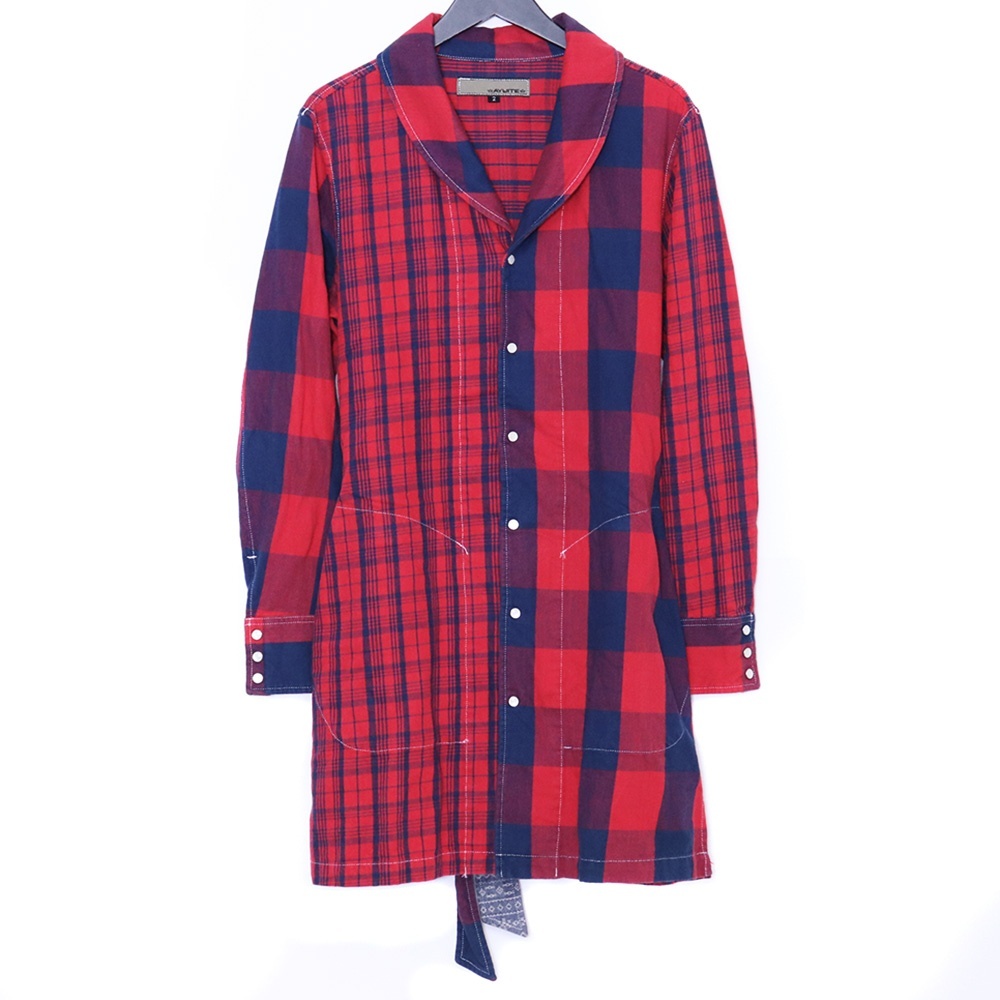 AYUITE チェックガウン サイズ2 レッド AU18S-FS51 アユイテ拍卖