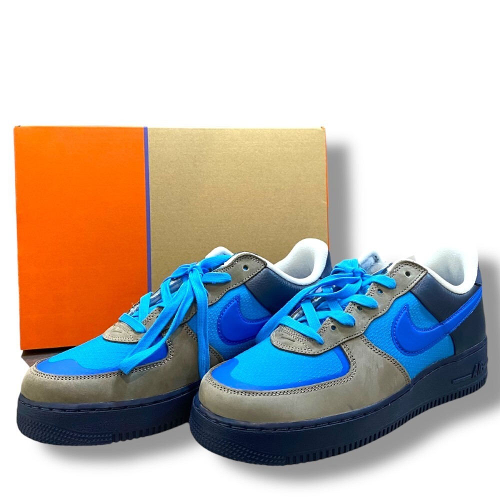 27cm NIKE × STASH AIR FORCE 1 LOW SP Soft Grey and Harbor Blue スニーカー HF5516-001 スタッシュ ナイキ エアフォース1 ロー SP拍卖