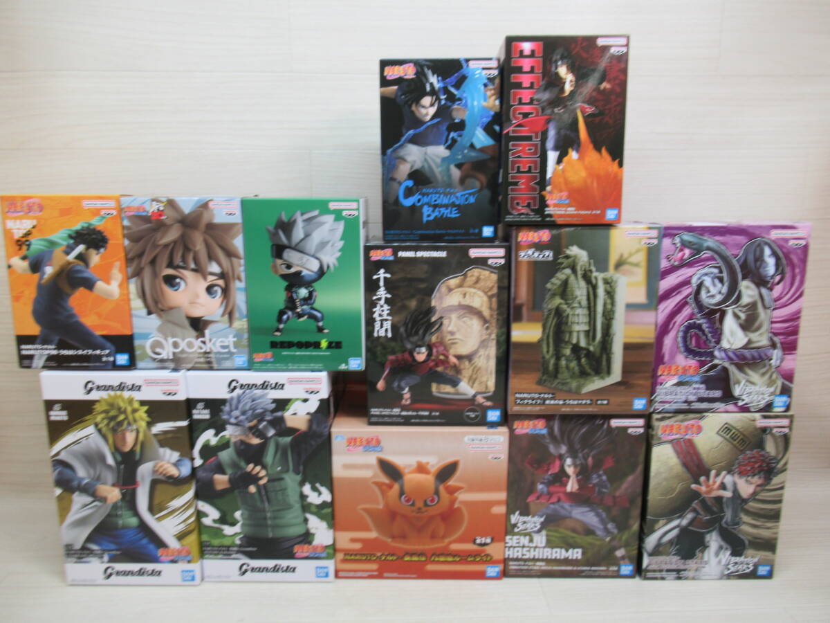 06/D774★【同梱不可】プライズフィギュア NARUTO-ナルト- まとめ売り★うちはシスイ・波風ミナト・はたけカカシ・我愛羅 他★未開封品拍卖