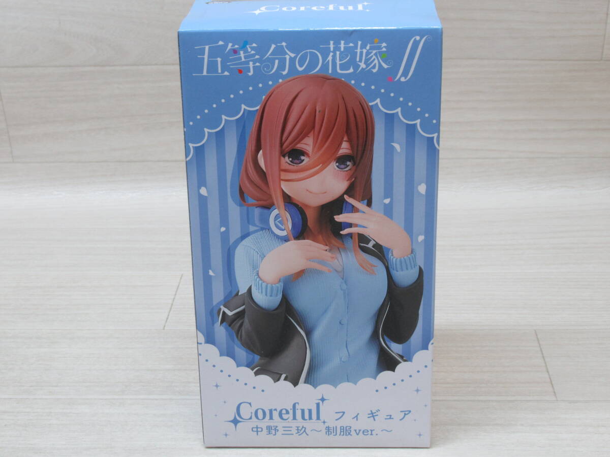 08/Y635★五等分の花嫁∬ Coreful フィギュア 中野三玖~制服ver.~ ★タイトープライズ拍卖