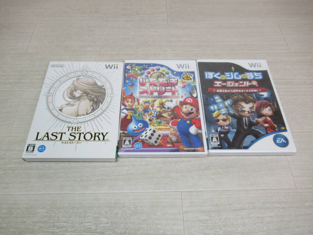 53/Q001★【Wii】Wii ソフト 3本セット★ラストストーリー/いただきストリート/ぼくとシムのまち エージェント★Nintendo★未開封品拍卖