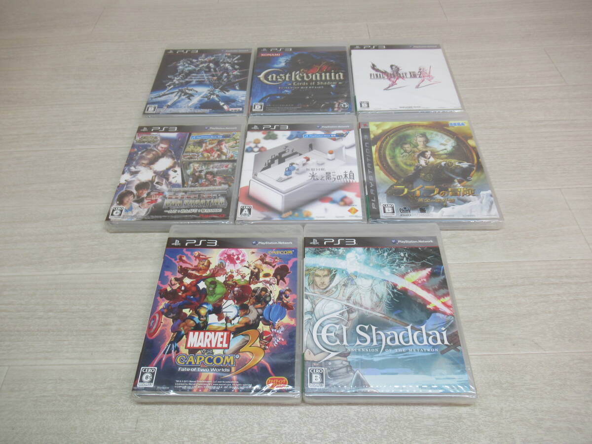 54/Q002★【PS3】PlayStation3 ソフト 8本セット★キャッスルヴァニア/ライラの冒険/ファイナルファンタジーXⅢ-2 他★未開封品拍卖