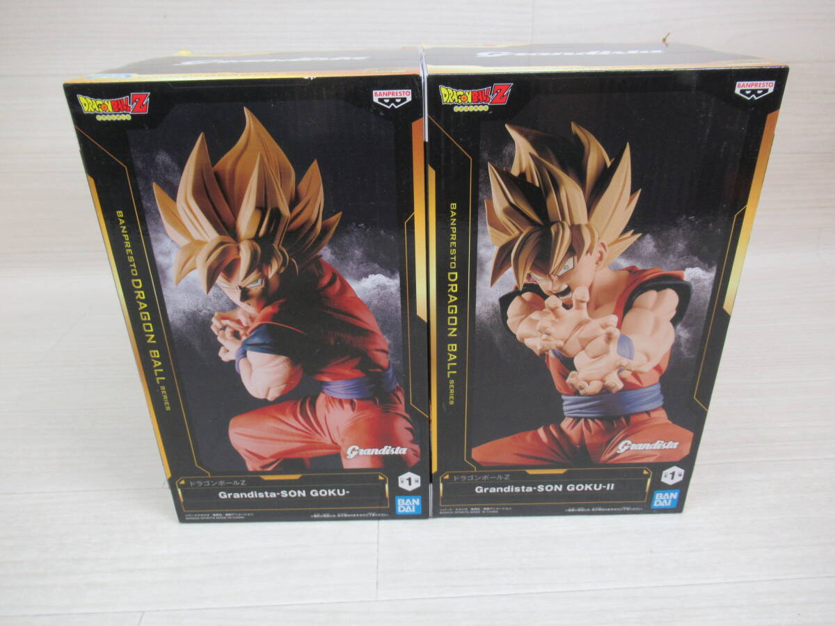 06/A777★フィギュア 2種セット★ドラゴンボールZ Grandista -SON GOKU-Ⅱ & -SON GOKU- 孫悟空★バンプレスト★プライズ★未開封品拍卖
