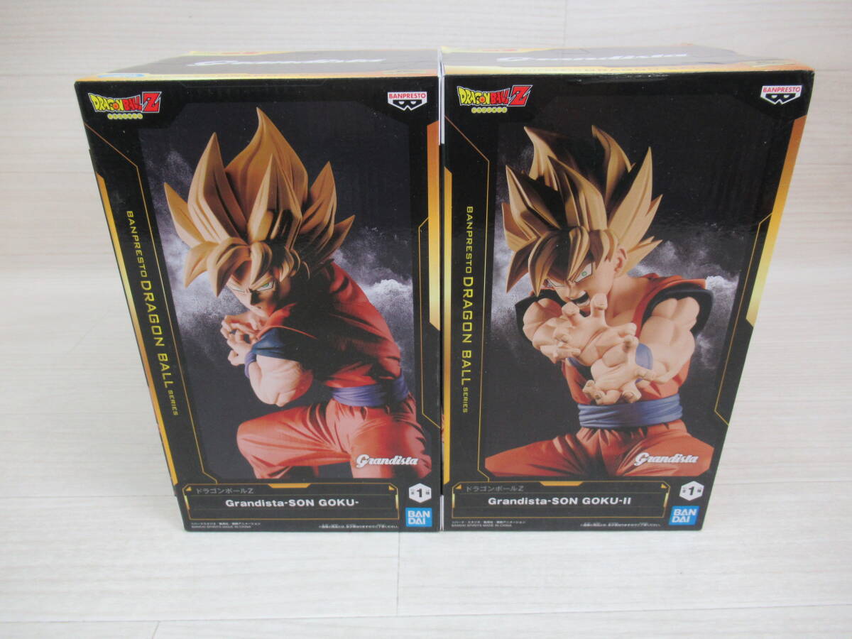 06/A778★フィギュア 2種セット★ドラゴンボールZ Grandista -SON GOKU-Ⅱ & -SON GOKU- 孫悟空★バンプレスト★プライズ★未開封品拍卖