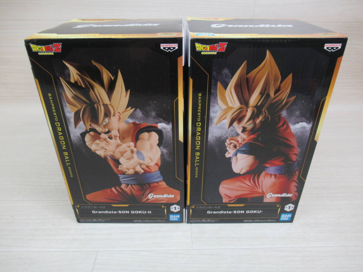 06/A780★フィギュア 2種セット★ドラゴンボールZ Grandista -SON GOKU-Ⅱ & -SON GOKU- 孫悟空★バンプレスト★プライズ★未開封品拍卖