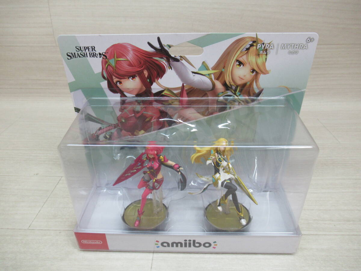 61/Q092★amiibo アミーボ 大乱闘スマッシュブラザーズシリーズ ダブルセット【ホムラ / ヒカリ】★アミーボ本体★任天堂★未開封品拍卖